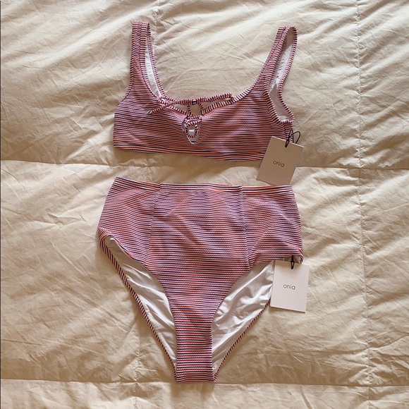 Onia Other - NWT Onia Rose Multi Stripe Bikini